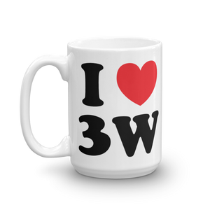 I Love 3 W - Mug